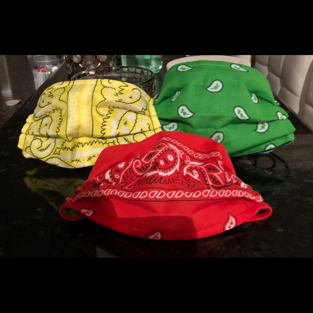 “Bandanna Bonanza” Face Mask 30+ colors available